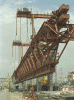 Lifting D6 Launching Girder in Columns with special Lifting Device 'Bang-Na-Trad Highway Project' Bangkok klick to enlarge