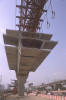 Erecting Segments D2/3 Launching Girder 'Bang-Na-Trad Highway Project' Bangkok klick to enlarge